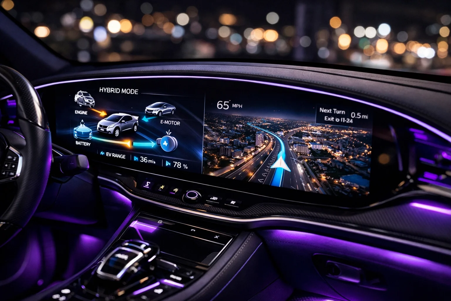 Advanced digital dashboard and safety technology inside the 2027 Kia Telluride SUV.