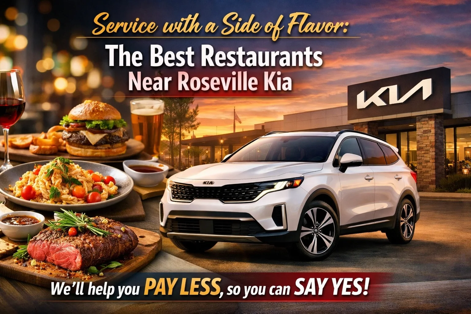 [HERO] Service with a Side of Flavor: The Best Restaurants Near Roseville Kia