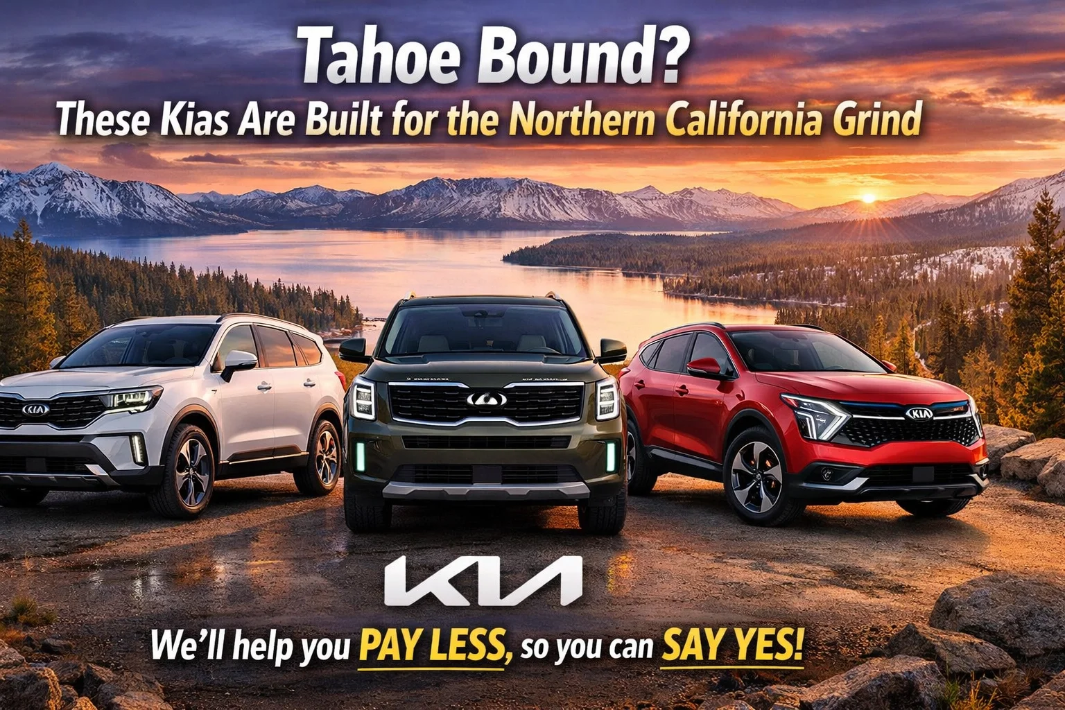 [HERO] Tahoe Bound? These Kias Are Built for the Northern California Grind