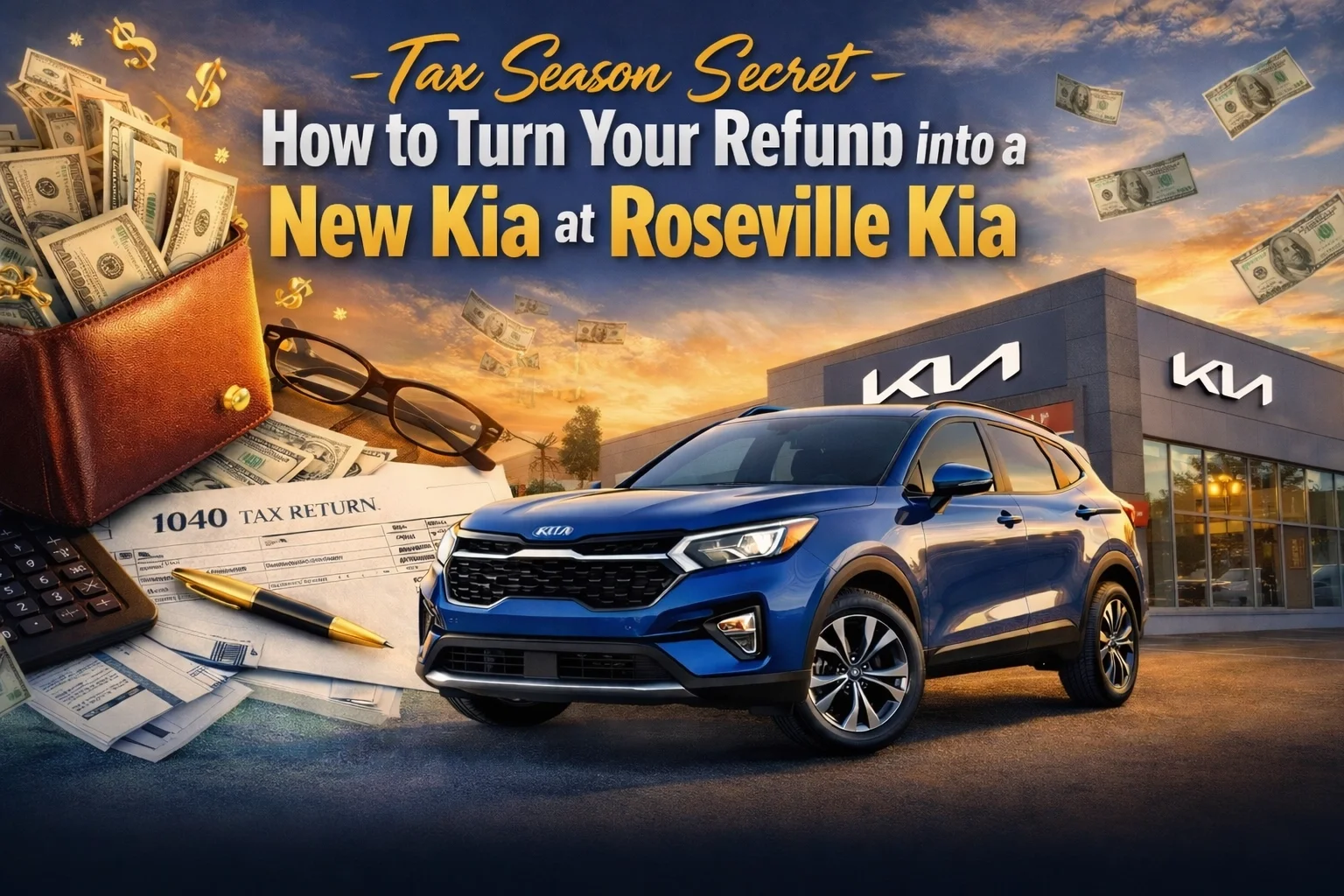 [HERO] Tax Season Secret: How to Turn Your Refund into a New Kia at Roseville Kia