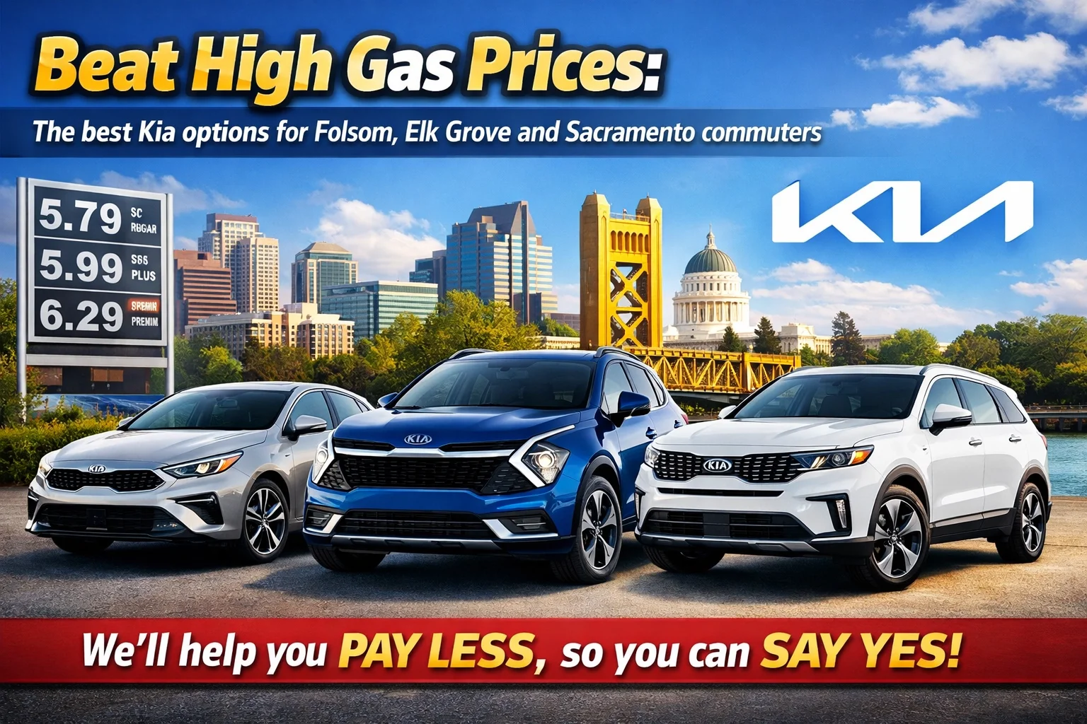 [HERO] Beat High Gas Prices: The best Kia options for Folsom, Elk Grove and Sacramento commuters