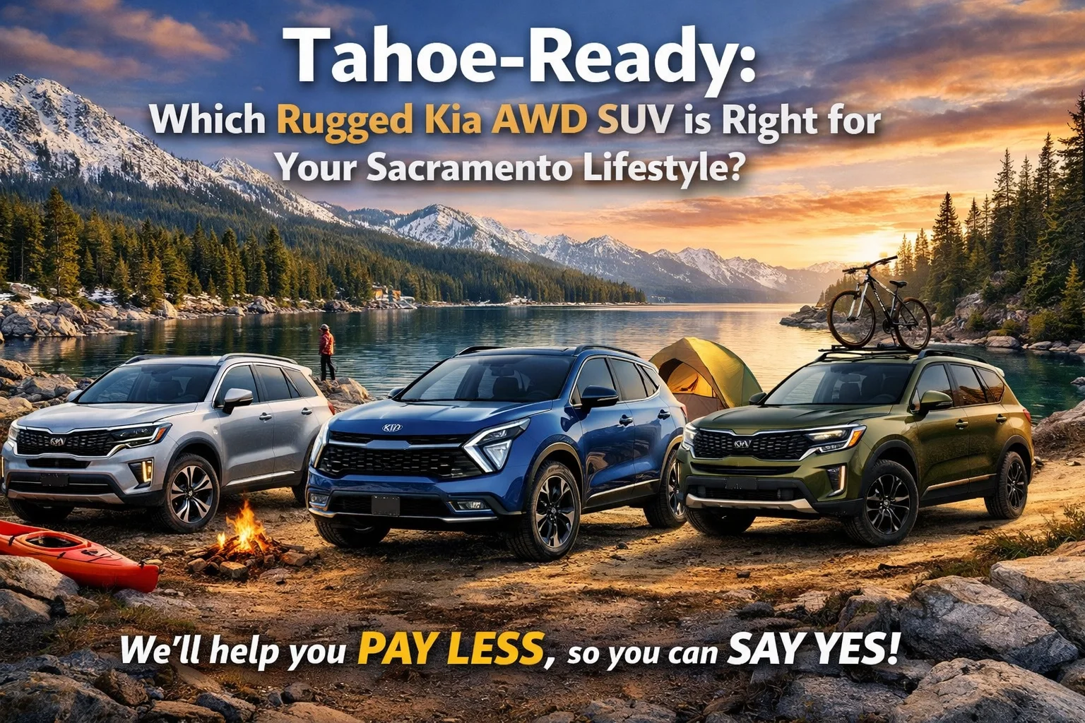 [HERO] Tahoe-Ready: Which Rugged Kia AWD SUV is Right for Your Sacramento Lifestyle?