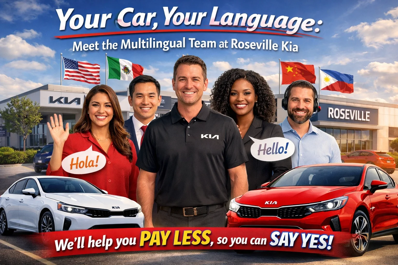 [HERO] Your Car, Your Language: Meet the Multilingual Team at Roseville Kia