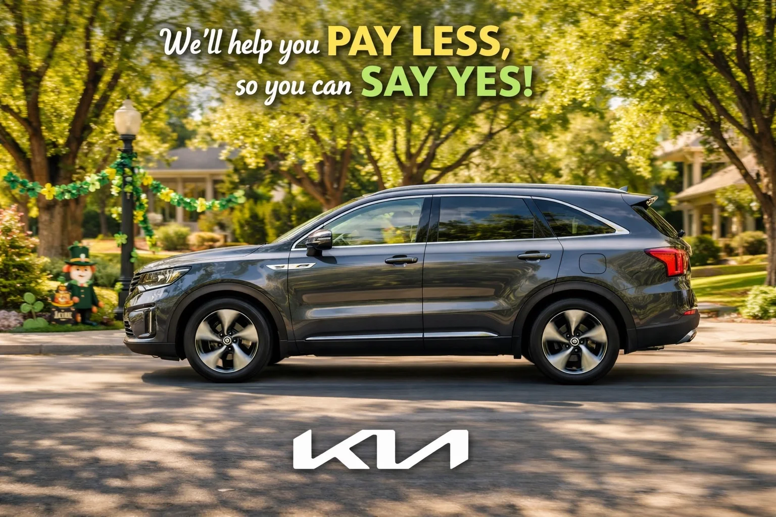 Kia Sorento Hybrid driving in Sacramento, featured at top Kia dealerships in Sacramento CA