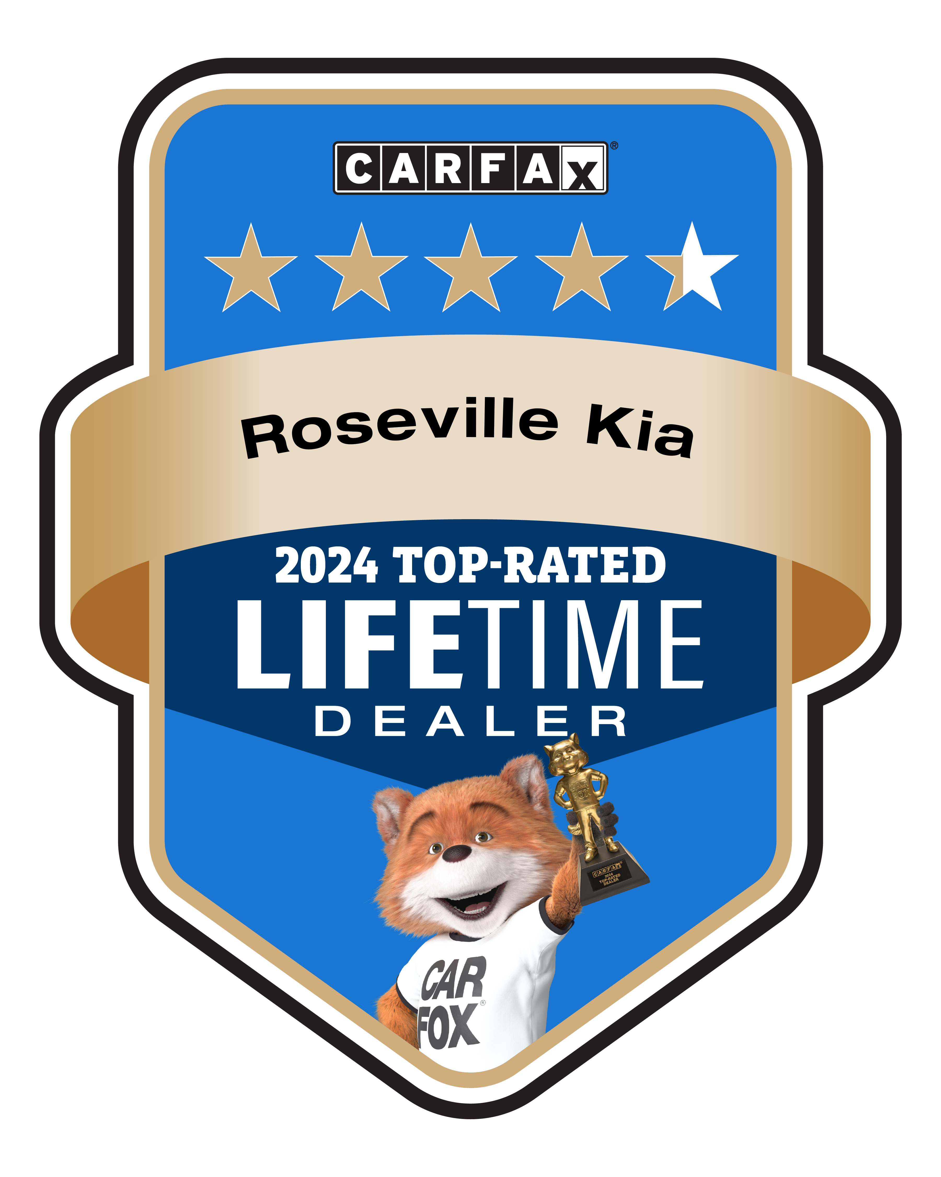 Carfax Badge at Roseville Kia